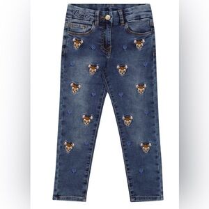 MONNALISA x Disney® embroidered jeans size 8